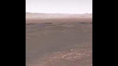 Mars'dan gelen görüntüler ve gezegendeki ses... Çok etkiyelici...