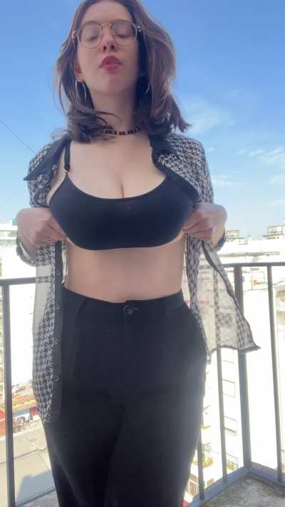 As a busty student girly, I need to do a titty drop first before going to school ;)