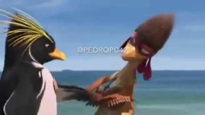 Esse frango deveria ter o próprio filme (por favor não comer o frango)