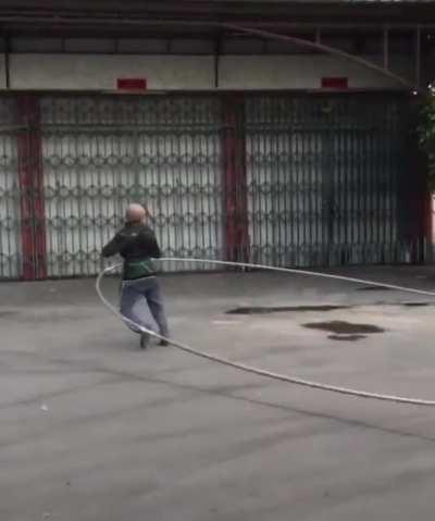 World’s largest hula hoop.