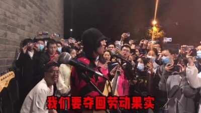 Red_irl - People in China appreciating the internationale. With the now more competent US imperial administration our comrades in the east will need our solidarity more then ever.