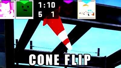 I don't care about your trickshots. Show me your cone flips.