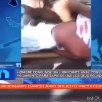 Se quedó pegado 😭