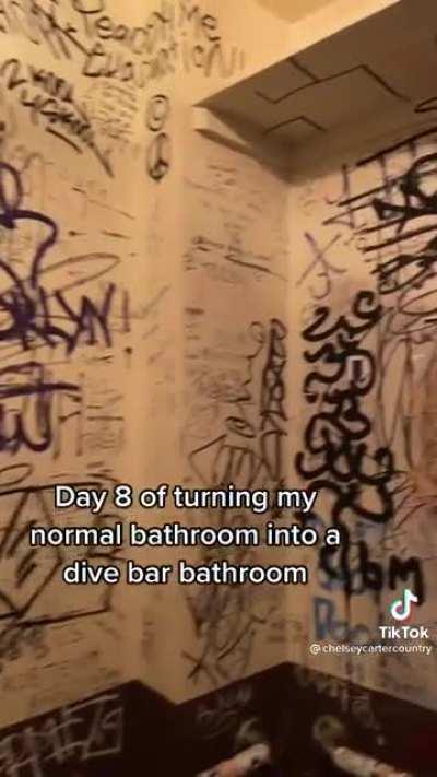 I'm sure the landlord will love it.