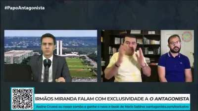 Dep. Federal Luis Miranda deixa subentendido que o irmão gravou a reunião que tiveram com Jair Bolsonaro envolvendo o esquema de corrupção da covaxin
