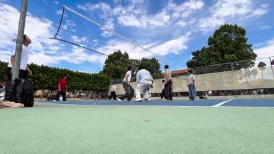 More power, sloppy footwork