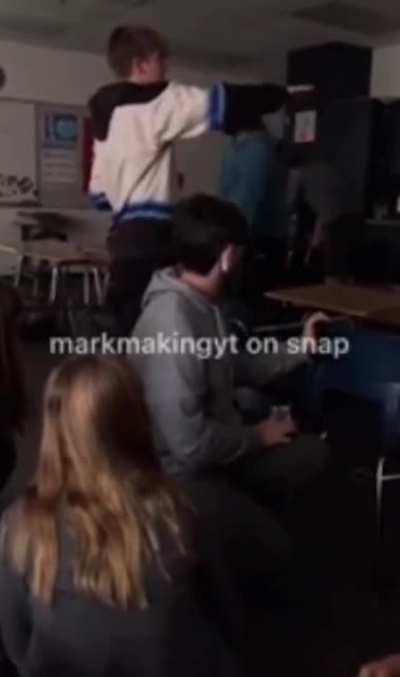 Michigan school shooter trying to lure students out of hiding.