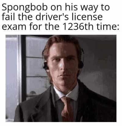 This time he'll pass for sure 👍🏻