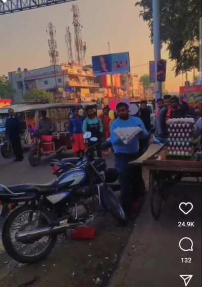 WCGW while harrassing a poor