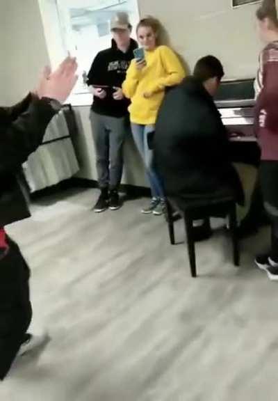 Male bonding and greeting