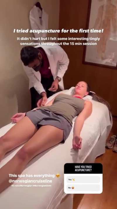 Not going to be the only thing that needs acupuncturing.