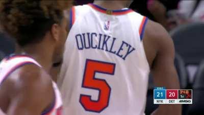 [Highlight] Immanuel Quickley’s name is spelled wrong on the back of his jersey