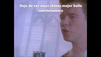 Pta si no les sale la mona china me chupa 3 pingos