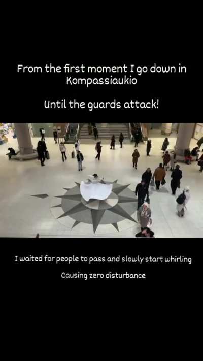 A woman claims she was assaulted by security guards.