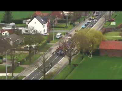 Overtaking by going off road on your racing bike