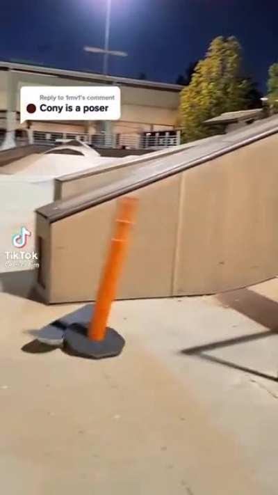 Gnarly landing, dude