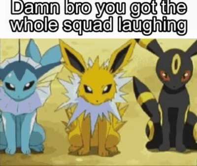 When someone say something unfunny: