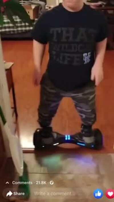 WCGW If I play with my hoverboard at home