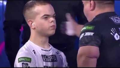 Took it like a champ