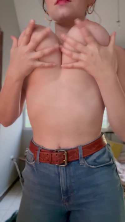 if i could only find a guy who would suck my tits all day everyday...