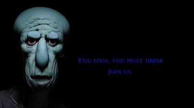 The tragedy of a squid.