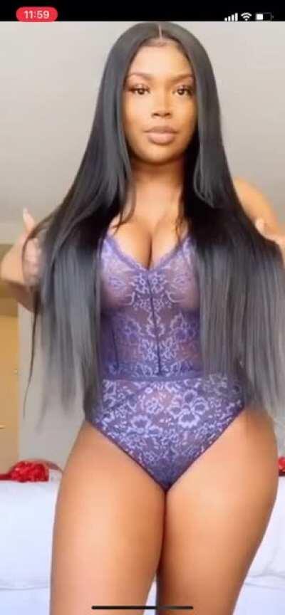 She needs to stop being so shy smh