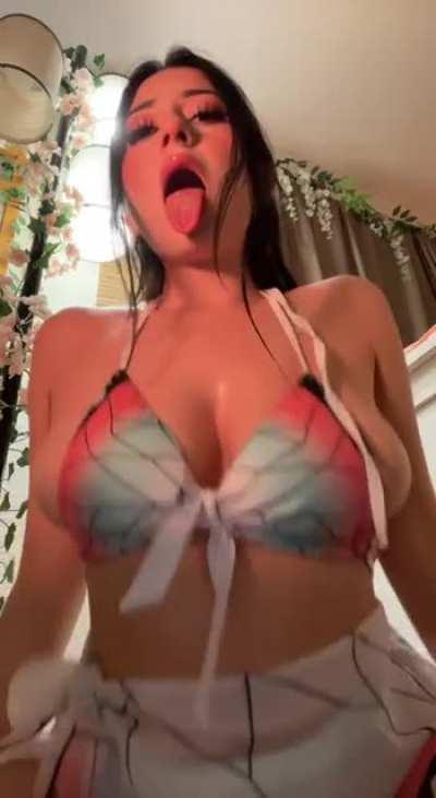 Let me smother you with my chest.