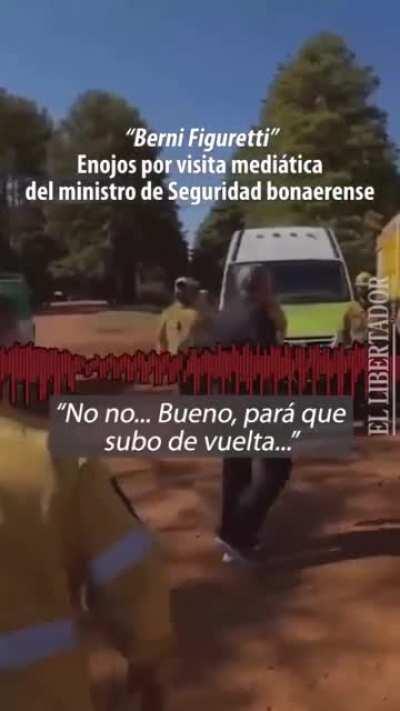 Berni vendiendo humo