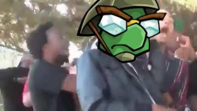 “Your a bad person I mean it”