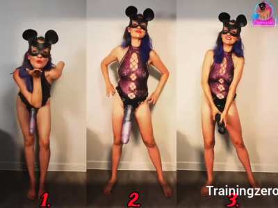 Which strapon are you choosing to destroy your ass? 1, 2 or 3?