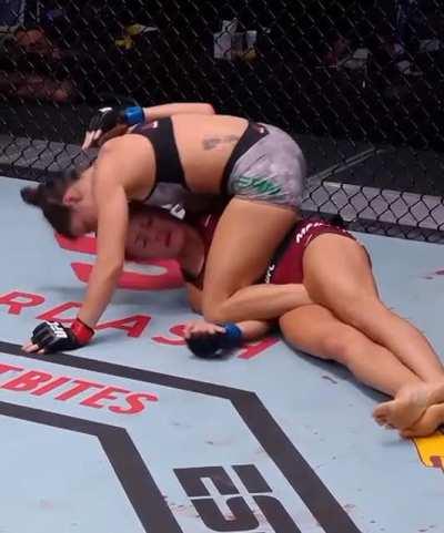 Started off looking like a girl fight. ended as an intense fight between warriors