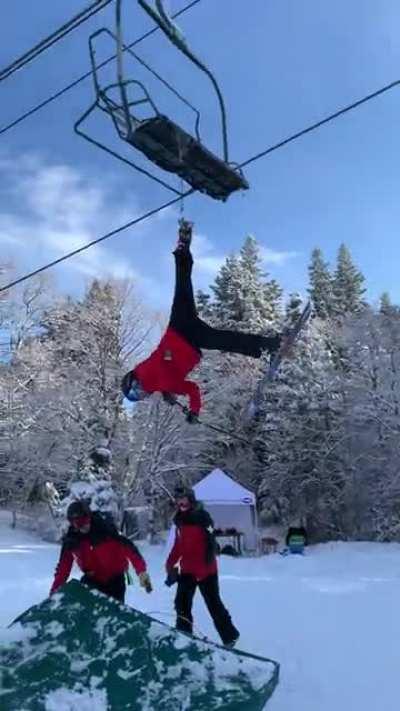 The guy with the mat nailed it