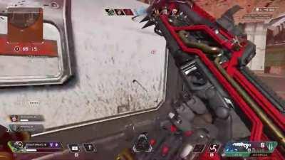 A Bangalore leaves my sight for 3 seconds at a pace of 15km/h. If she takes the shortest path to the otherside, when do I have to throw the arc star?