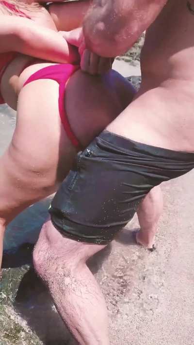 rough doggy sex with strangers at the beach isnt rare for me