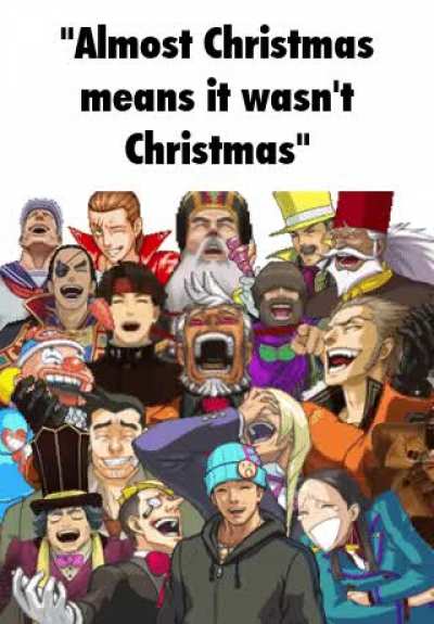 Ace Attorney fans when the date is December 24th