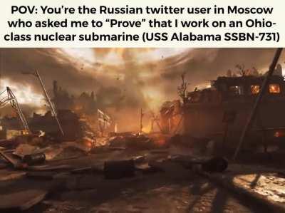 (Now he believes me)