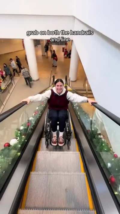 People barely do it walking 