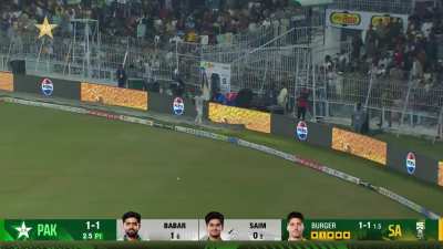 Another classy cover drive from Saim Ayub