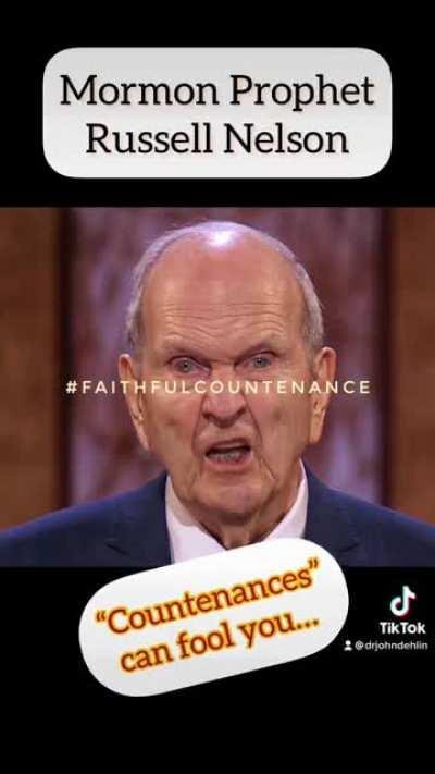 Countenances can fool you, and cults smear ex-members.