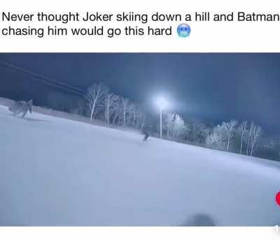 This did go hard. Camera man kept subject in frame while skiing.