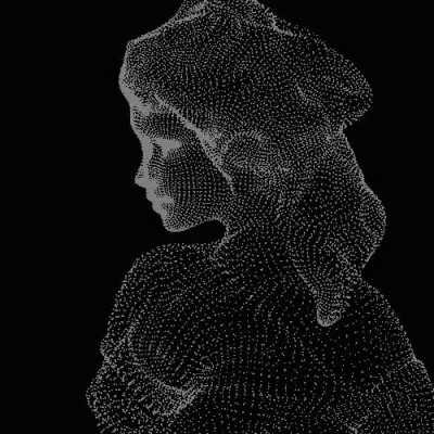 A girl who is spinning in two directions (depending on which way you perceive it)