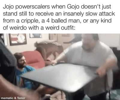 Powerscalers when their opponent doesn’t stand still