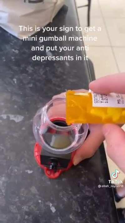 Make taking your antidepressant (or any med) fun 🤣