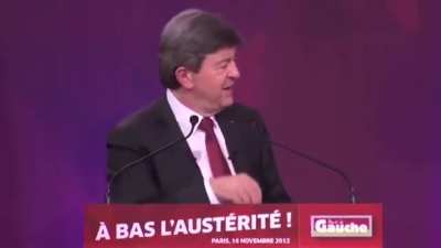 Émouvant : Mélenchon, à la tribune, cite Trotski