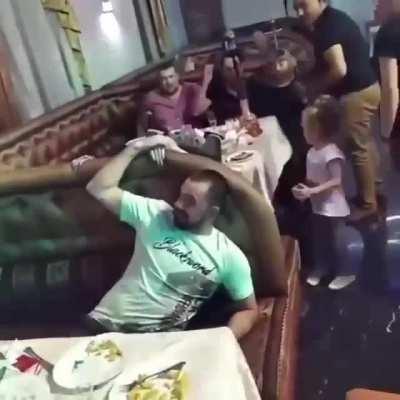 HMC while I fall on table