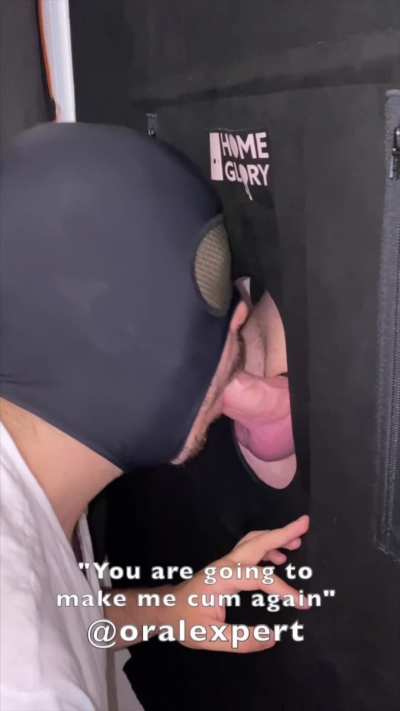 Sexy Ginger guy feeds me 2 loads in my Gloryhole