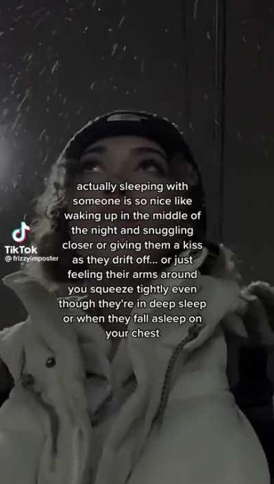 I just wanna feel loved