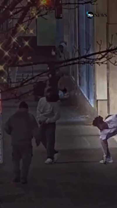 Two men randomly attack a 77-year-old man who was walking