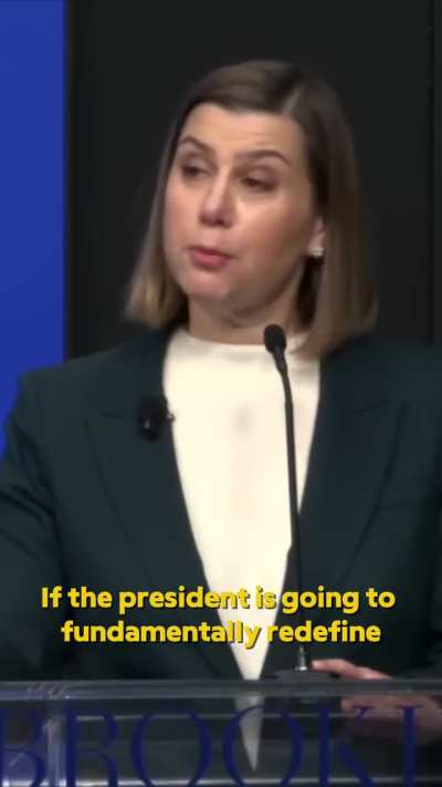 SHARE THIS VIDEO TO AS MANY AS YOU CAN! Sen. Elissa Slotkin (D-MI) uses recent 🧊 encounters in IL to show how Trump is theoretically planning to stay in power