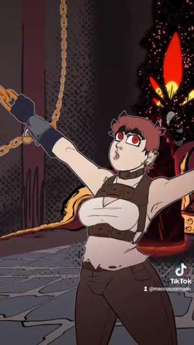 [OC] [ART] The BBEG trying to raise the stakes but they captured the brat of the party.